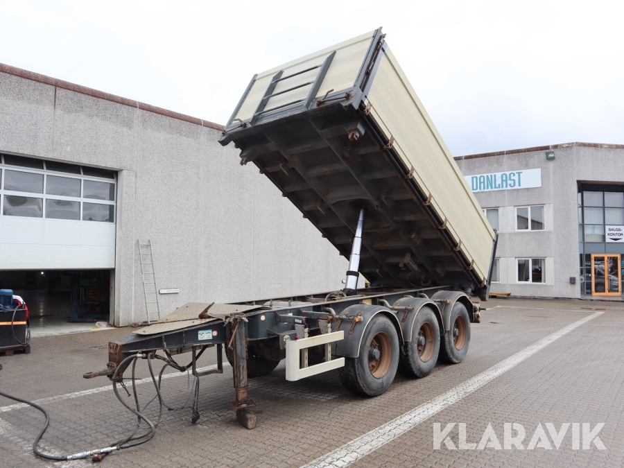 Anhænger/kærre CMT 14 m3 medTip 3 aks