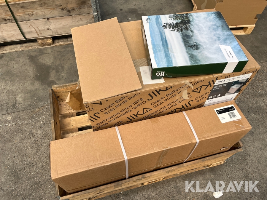 Badmøbel, håndvask og toiletsæde Jika, Wit, Ifö