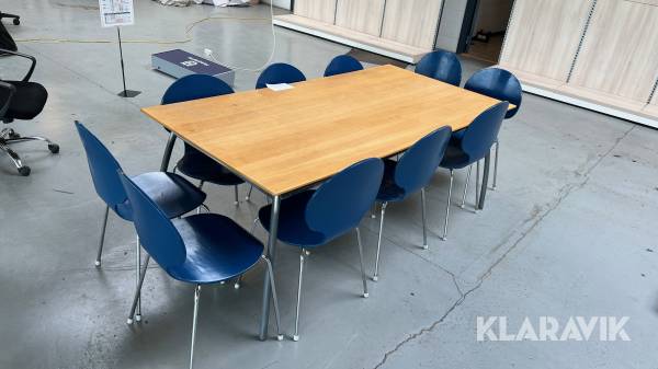 Spisebord + 10 stole