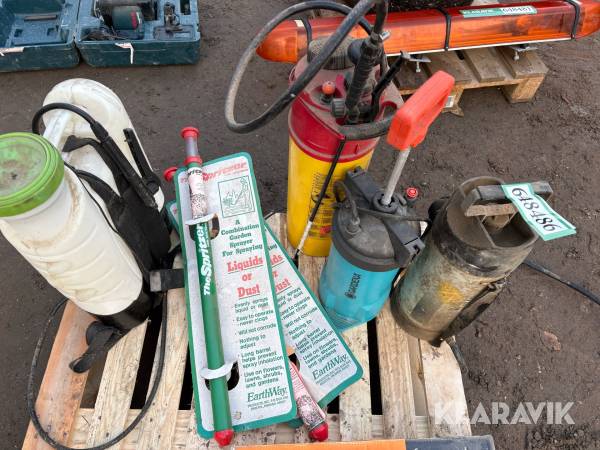 Diverse sprøjter / sprøjteudstyr