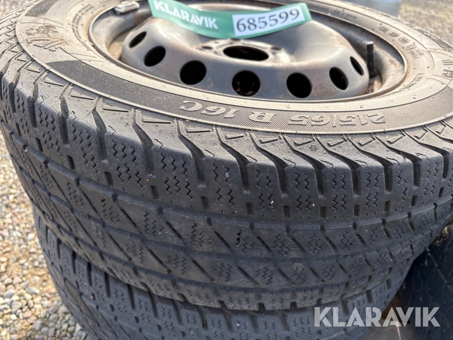 Dæk med fælge Viking Snowtech van