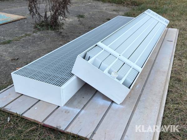 Radiatorer - gulvmonterede 2 styk