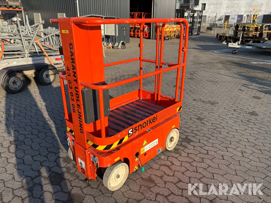 Søjlelift Snorkel M1230E
