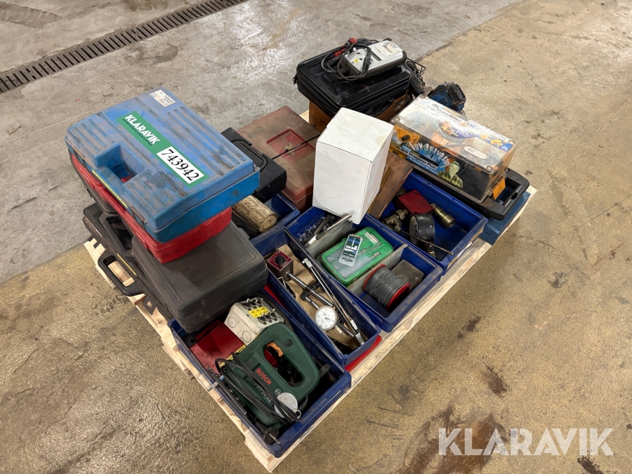 Assorteret håndværktøj - 1 palle