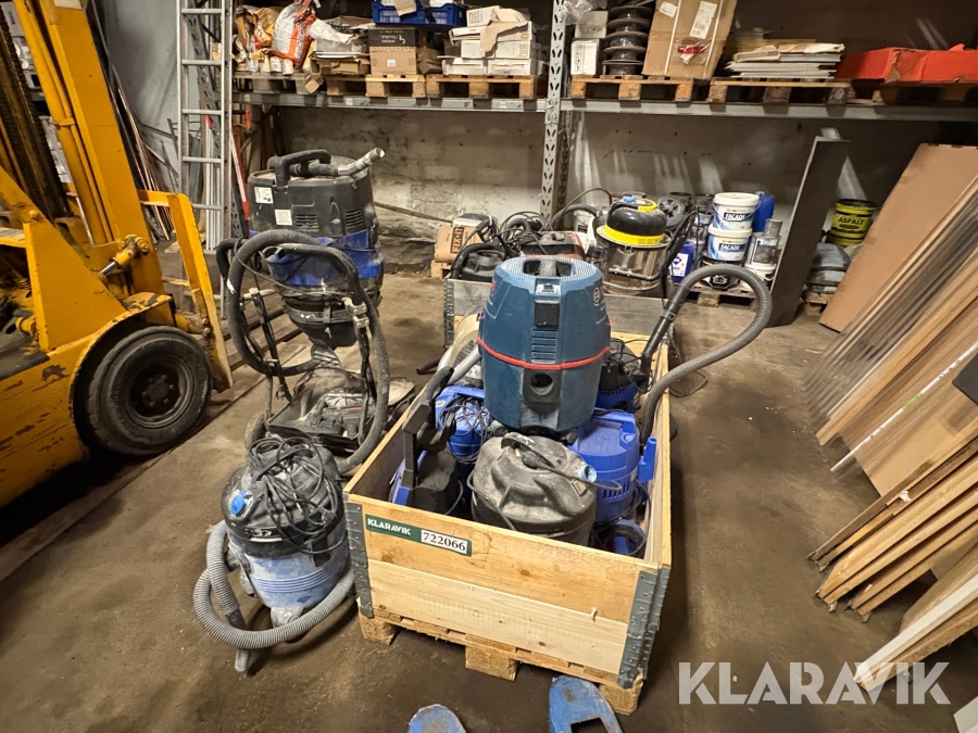 Blandet støvsugere og højtryksrensere