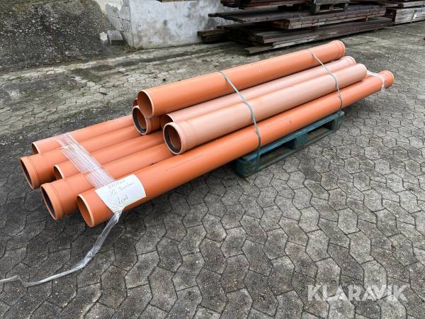 PVC-Rør Wavin blandet lot