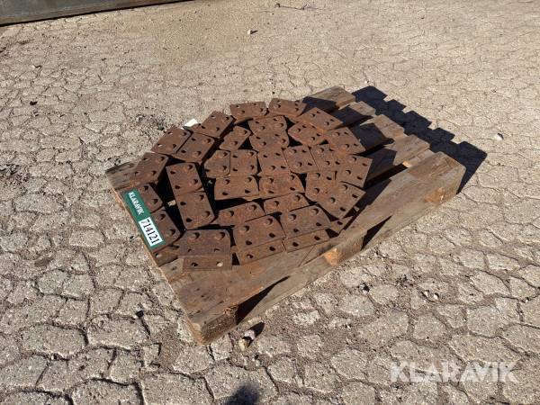 Gravekæde uden tænder Rexnord WB4484M20-2 ST M20 62LKS AY2 31 led