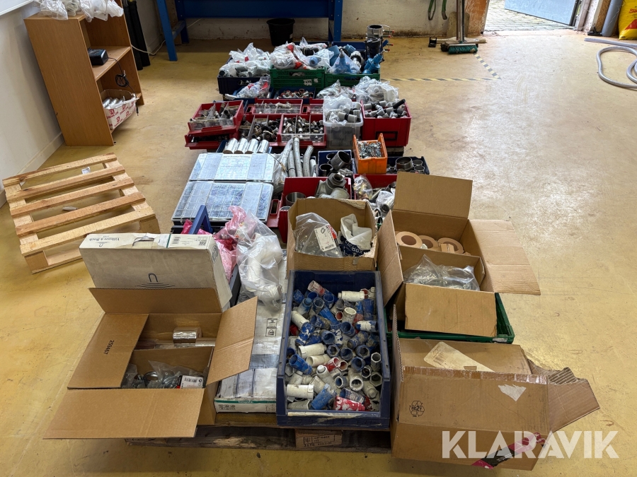 Fittings og rør assorteret