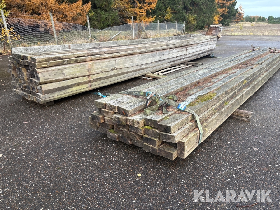 Træ bjælker 2 paller