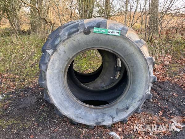 Landbrugsdæk Michelin 710/55R30 2 styk