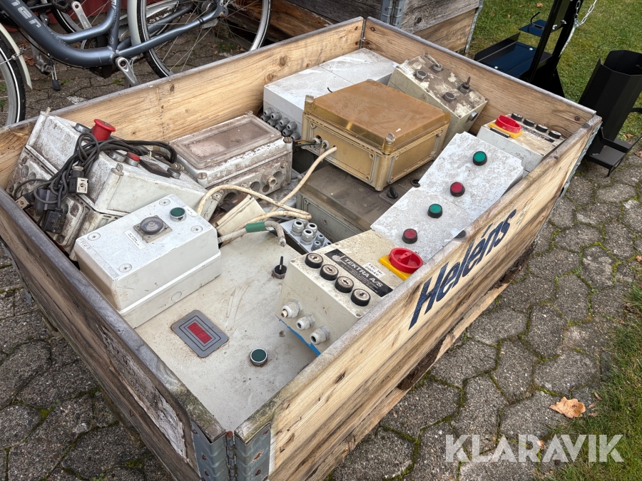 Industrielle el-styringsbokse og kontrolenheder