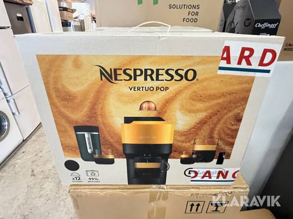 Nespresso maskine Nespresso DeLonghi vertuo pop