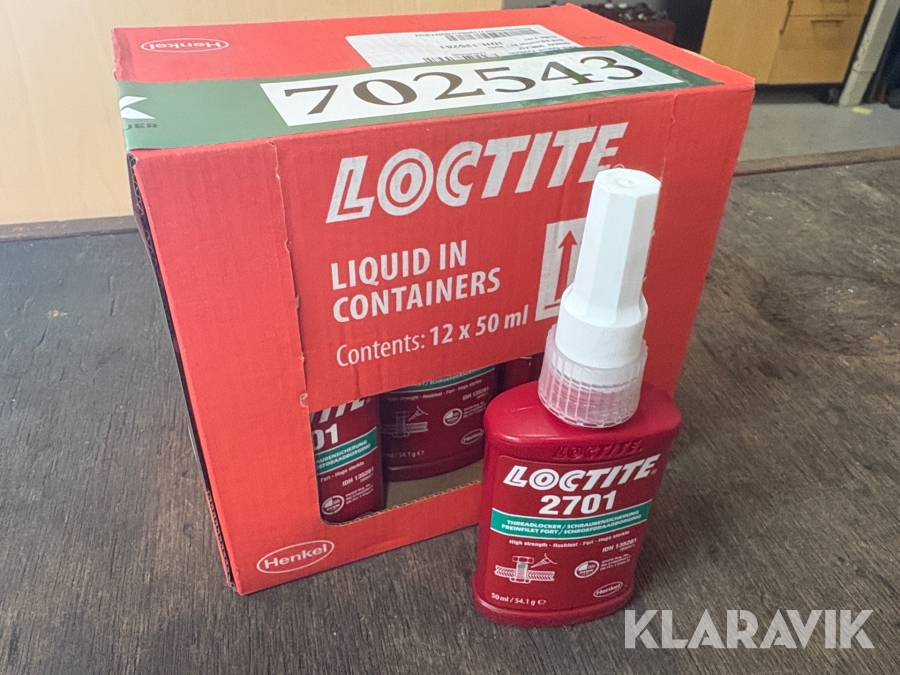 Gevindlim LOCTITE 2701 - 10 flasker