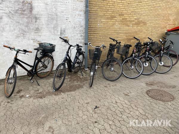7 elcykler og en Alm. Lot Se billeder