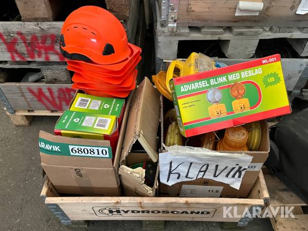 Vejmakering lamper og batterier