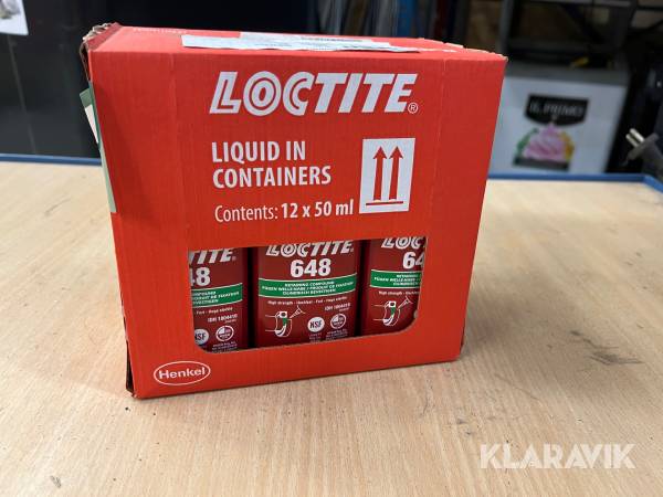 Lejesikring Loctite 648 12x50 ml