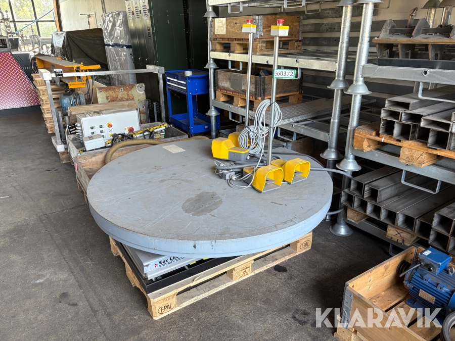 Sax lift med dreje plade