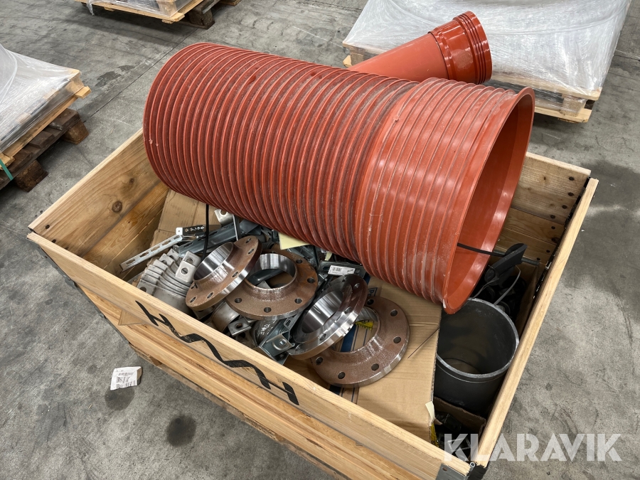 Blandet lot - grenrør, beslag og øvrigt