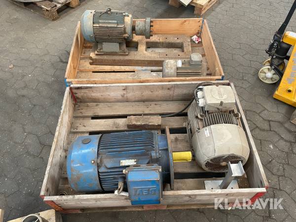 Elektriske motorer 4 styk