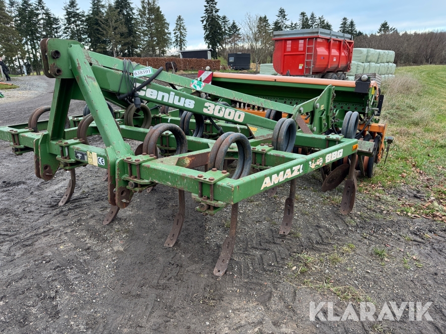Harve med såmaskine Amazone Genius 3000 + C-Drill 3000