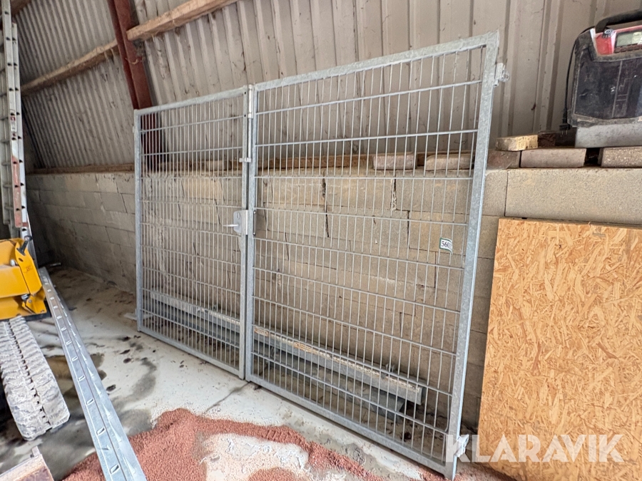 Jernlåge med stolper