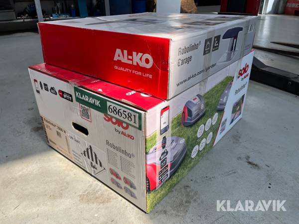 Robotplæneklipper Alko Robolinho 2000 W og garage