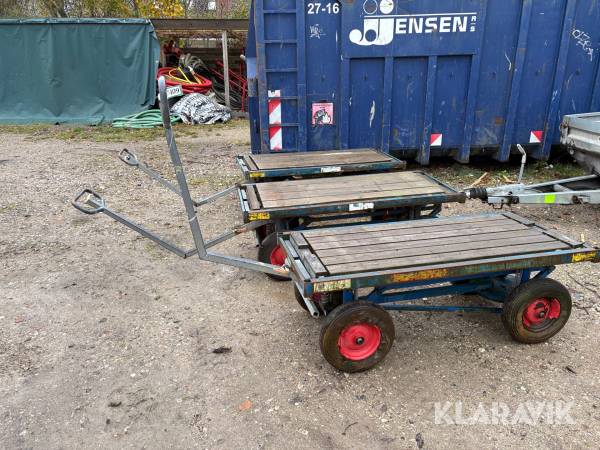 Trækvogne med løft 3 styk ALIA TOOL