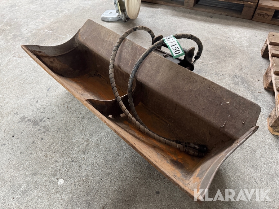 Hydraulisk planerskovl