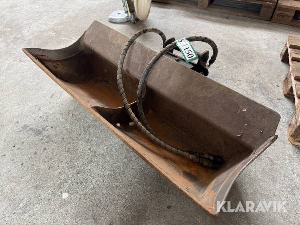Hydraulisk planerskovl
