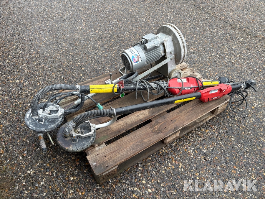 Slibemaskiner blandet lot