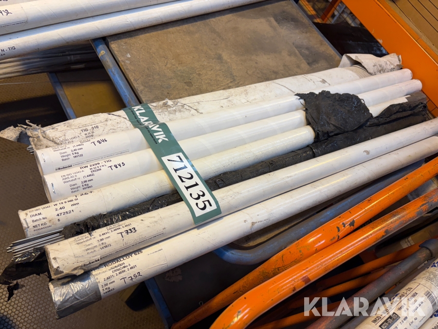 Blandede lot svejsetråd Rodacciai - 7 ruller