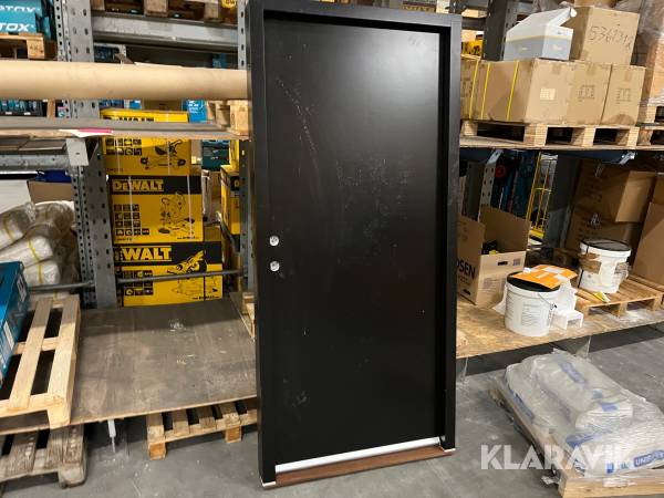 Hoveddør Swedoor Basic external door 205x95cm sort