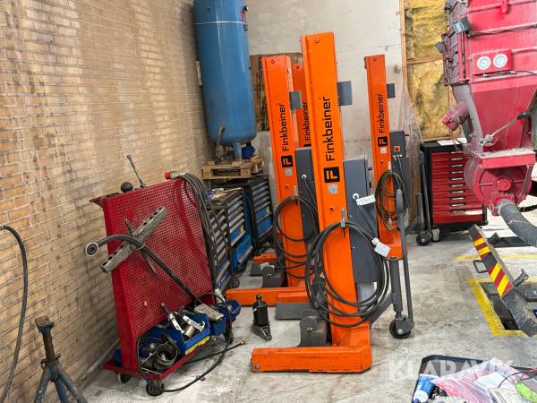 Mobil søjleløftesystem 30 ton Finkbeiner EHB707V11 4 søjler