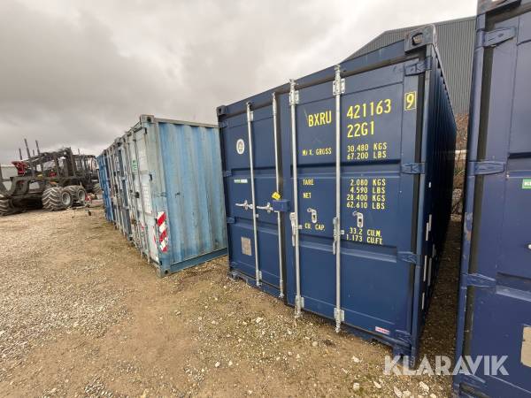 Container med vandrensningsanlæg Samlet