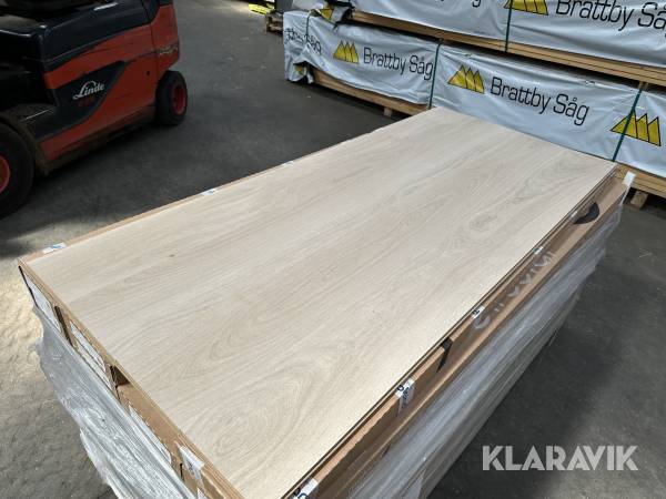 Gulv Moland Oak Cork Plank Northern White - 52,32m2