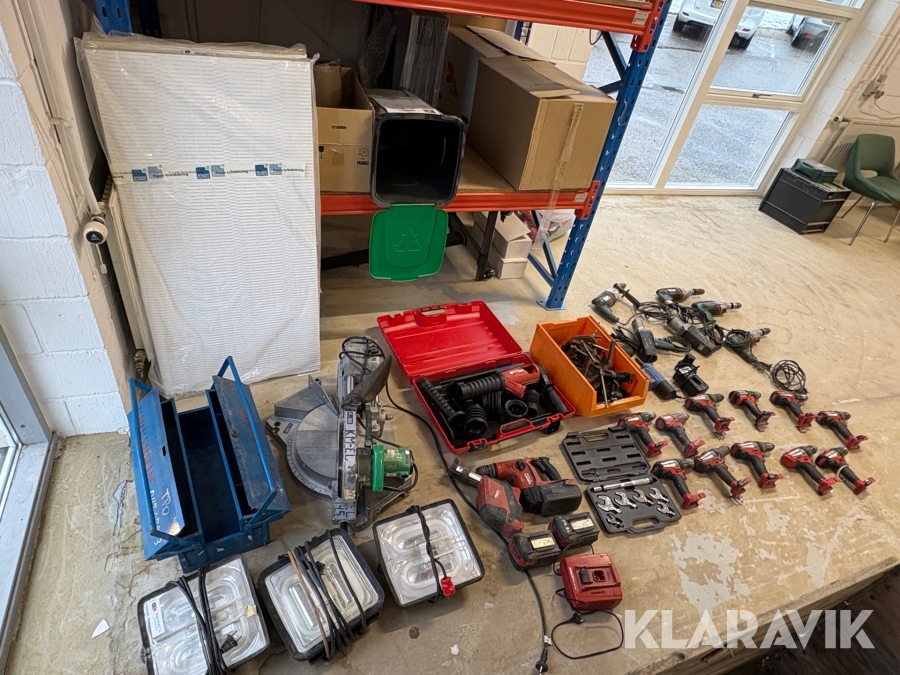 Assorteret håndværktøj - 1 palle