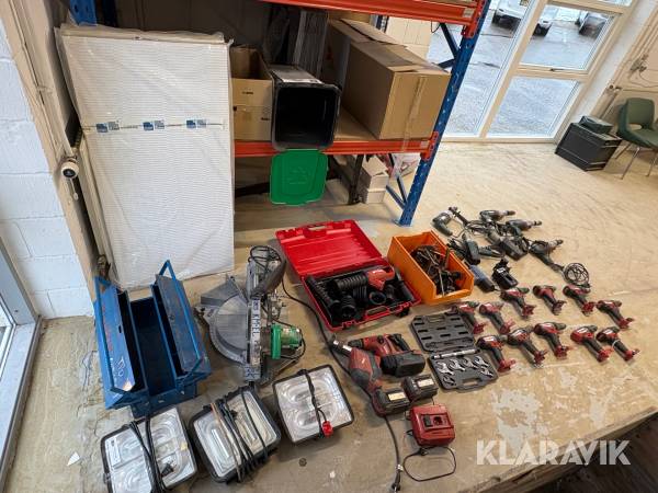 Assorteret håndværktøj - 1 palle