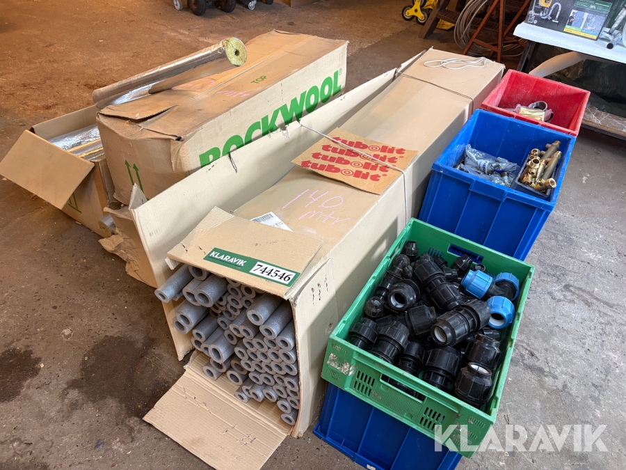 Diverse fittings til rør - blandede lot