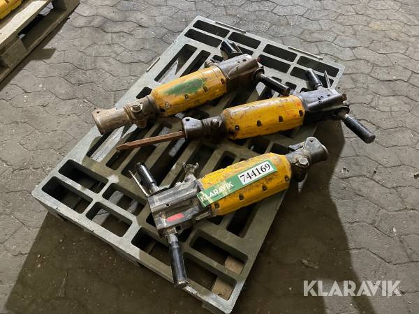 Lufthammer sæt Atlas - Copco TEX 23PE 3 styk