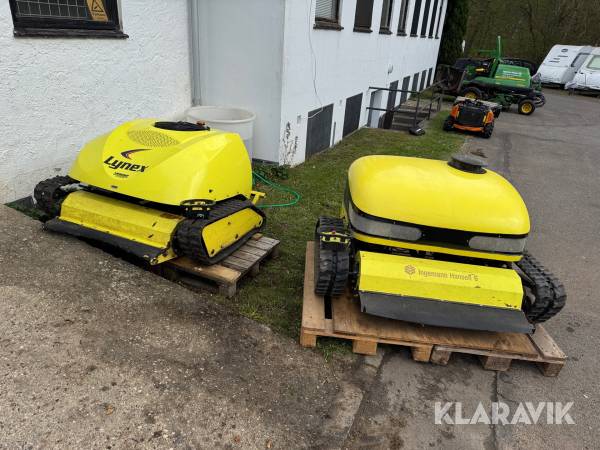 Fjernstyrede Slagleklippere Lynex - 2 styk + 1 til Reservedele