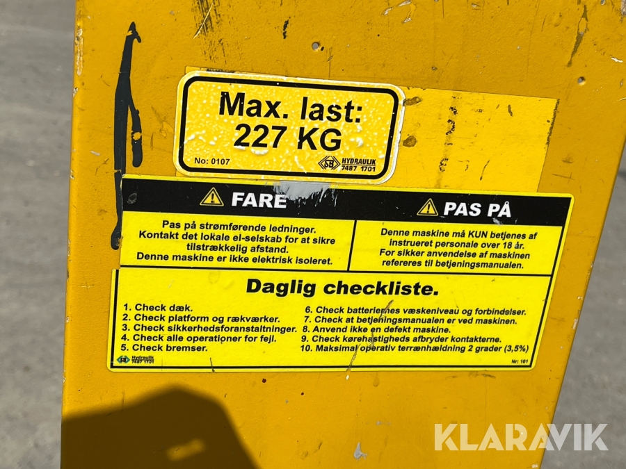 Bomlift NIGTYLIFT HR 15