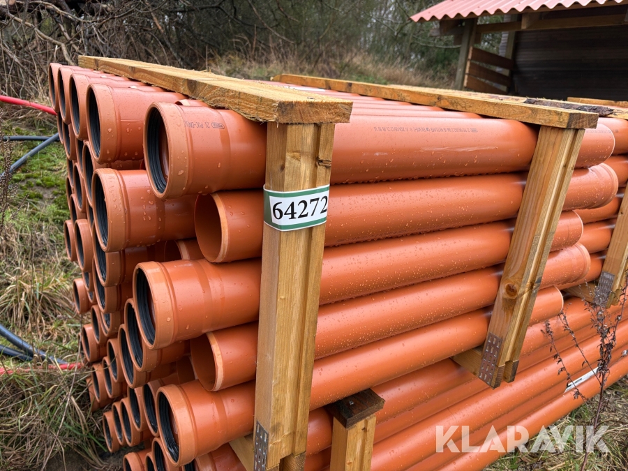PVC-rør Wavin 1 meter, Norddjurs, Klaravik auktioner