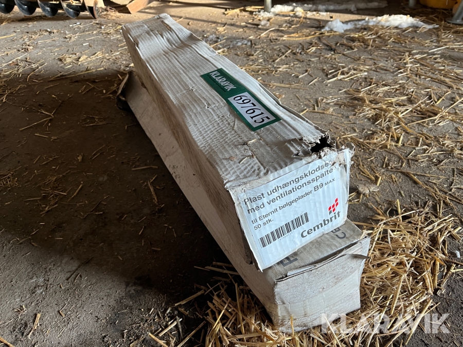 Plast udhængsklodser Cembrit til eternit bølgeplader