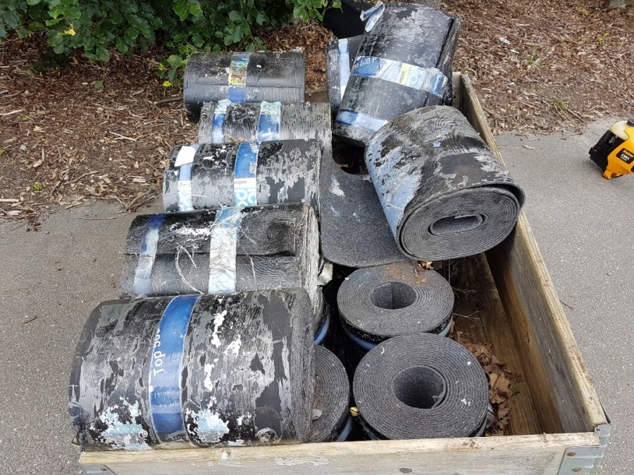 24 ruller tagpap 33 cm x 7.5 meter