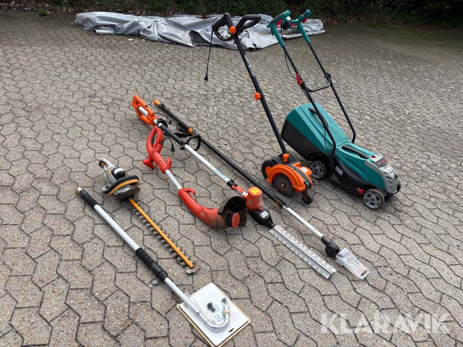 Blandede havemaskine