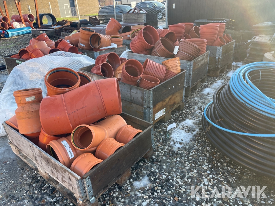 Kloakfittings 4 paller