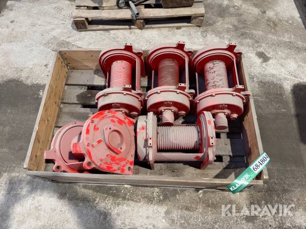 Hydrauliske spil 5 stk