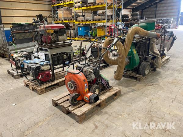 Stort Lot af entreprenør materiel 17 styk
