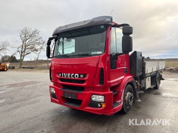 Kranbil Iveco Euro Cargo kran & tiplad