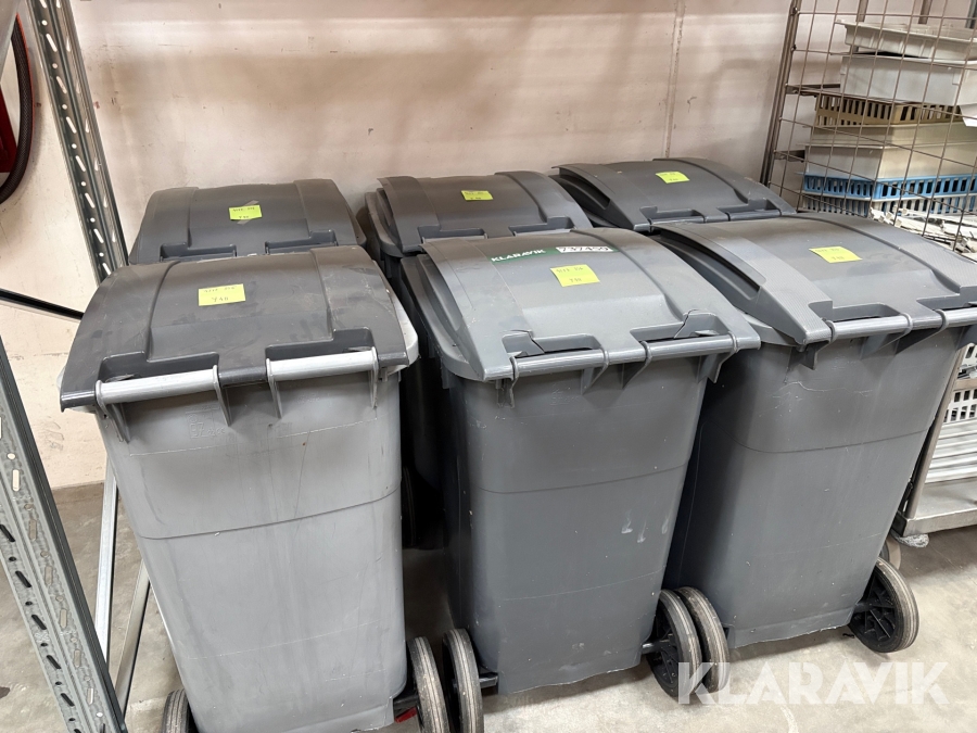 Skraldespande 6 styk